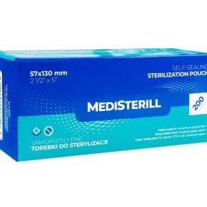 Torebki do sterylizacji narzędzi w autoklawie MediSterill 5,7 x 13 cm 200 szt.