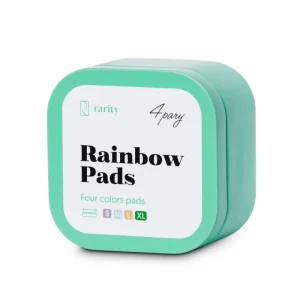 Wałki Silikonowe Rarity Rainbow Pads 4 pary