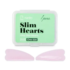 Wałki Silikonowe Rarity Slim Hearts 1 para