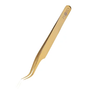 Pęseta do rzęs Curle Gold