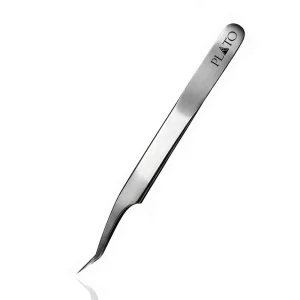 Pęseta do rzęs Long Silver