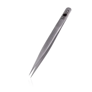 Pęseta do rzęs Pro Type Silver