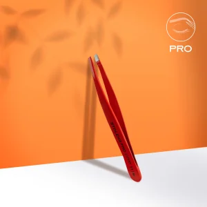 Staleks Expert 11 Typ 4 Red Pęseta do Brwi Narrow Slant