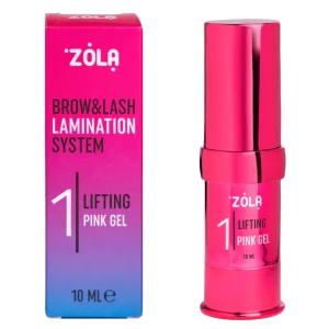 ZOLA Color Lab Step 1 Lifting Pink Gel – Preparat do Laminacji Rzęs i Brwi