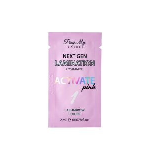 Pimp My Lashes Next Gen Step 1 Activate Cysteamine Pink – Preparat do Koreańskiej Laminacji Rzęs i Brwi
