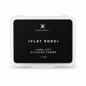 Flat Rods KASKADERKA® – Płaskie Formy Silikonowe do Koreańskiej Laminacji Rzęs (Glueless)