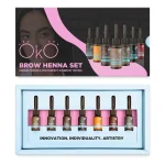 OKO Lash & Brow Power Powder Henna Set – Professionele Powder Henna Set voor Wenkbrauwen
