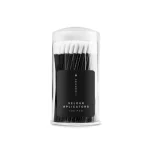 KASKADERKA® VELOUR APLICATORS – Zwarte Velours Applicators voor Wimpers en Wenkbrauwen 100 stuks